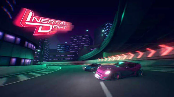 Oznámena arkádová závodní hra Inertial Drift