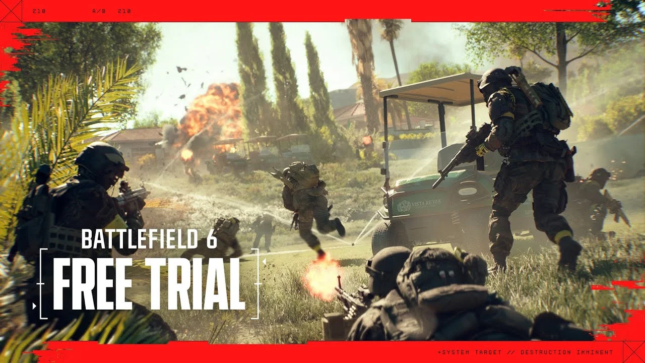 Akční hra Battlefield 6 dostane časově omezenou bezplatnou zkušební verzi