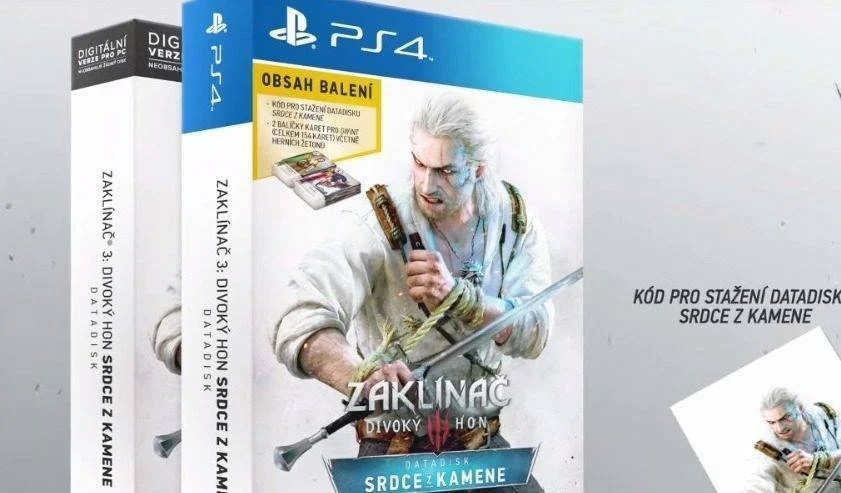 Zaklínač 3: Divoký hon – Srdce z kamene vyjde v limitované edici pro PlayStation 4