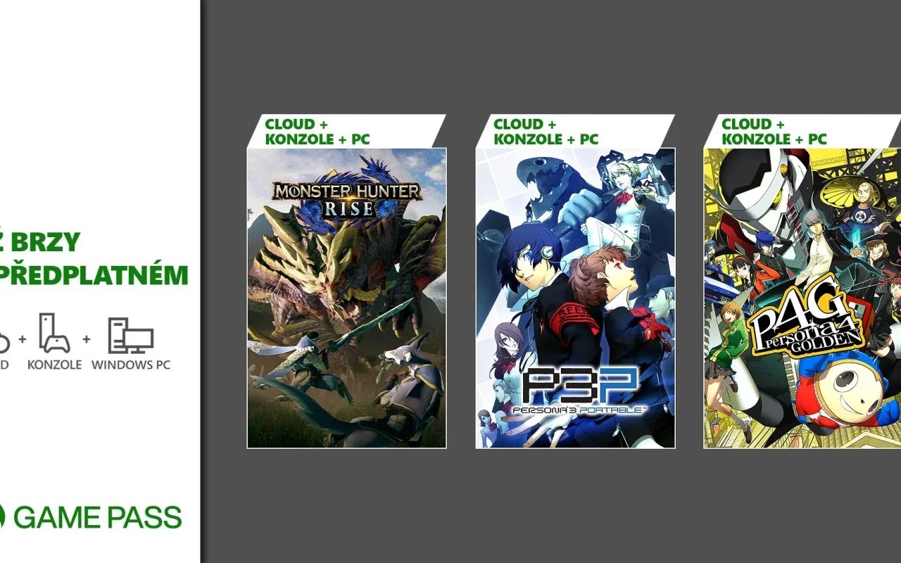 Předplatné Xbox Game Pass obohatí v lednu tři nové hry