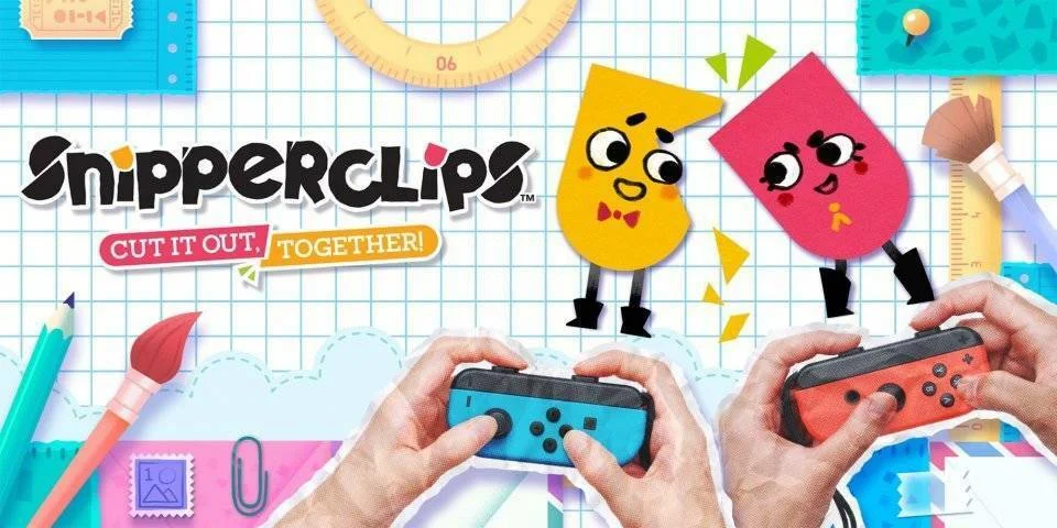 Snipperclips v bundlu s JoyCon ovladači
