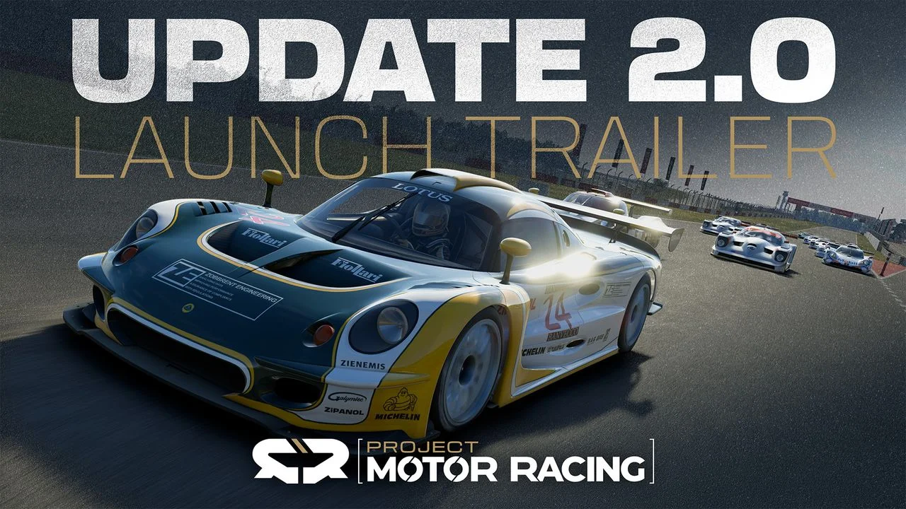 Závodní hra Project Motor Racing dostala velkou aktualizaci, vývojáři s ní reagují na zpětnou vazbu
