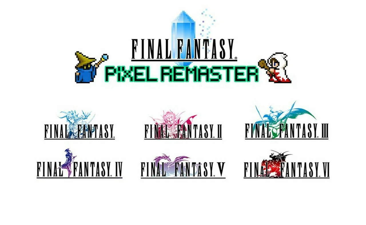 Pixel remastery her Final Fantasy 1-6 ohodnoceny pro konzole PlayStation a Nintendo Switch