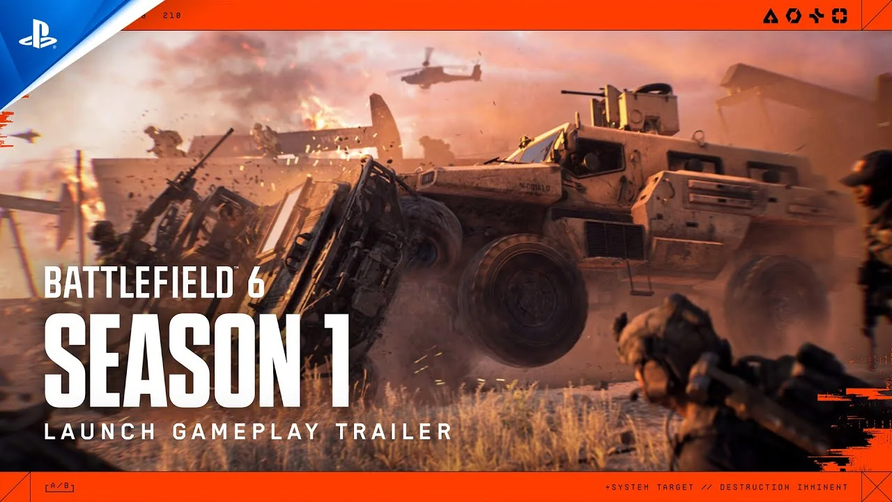 První sezóna akční hry Battlefield 6 se představuje v gameplay traileru