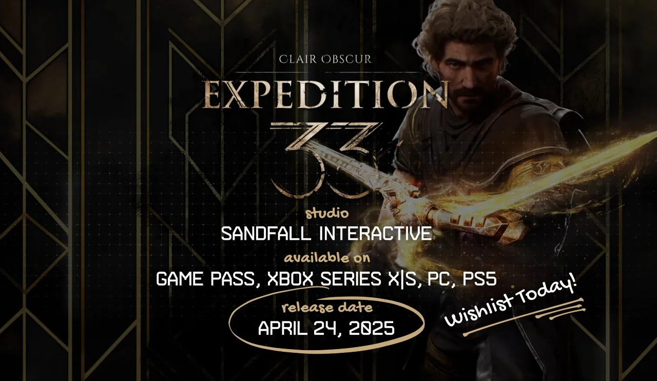Nový trailer na hru Clair Obscur: Expedition 33, vyjde letos v dubnu