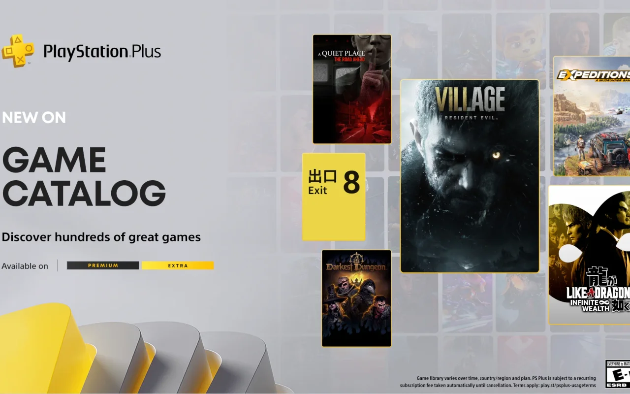 Oznámeny nové hry do předplatného PlayStation Plus Extra a Premium – Resident Evil Village i Ridge Racer