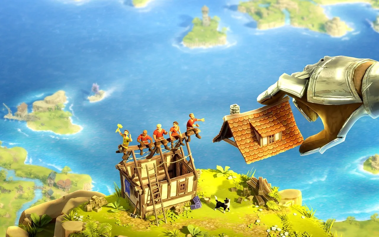Oznámena hra Townsmen VR pro headset PlayStation VR2