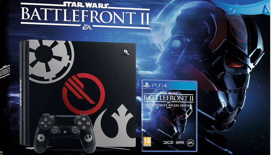 Oznámen PS4 bundle s hrou Star Wars Battlefront II