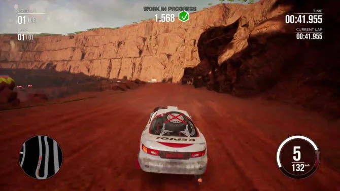 Gameplay video na závodní off-roadovou hru Gravel