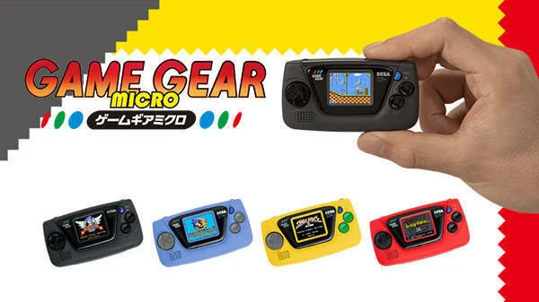 Sega oznámila malou kapesní konzolku Game Gear Micro