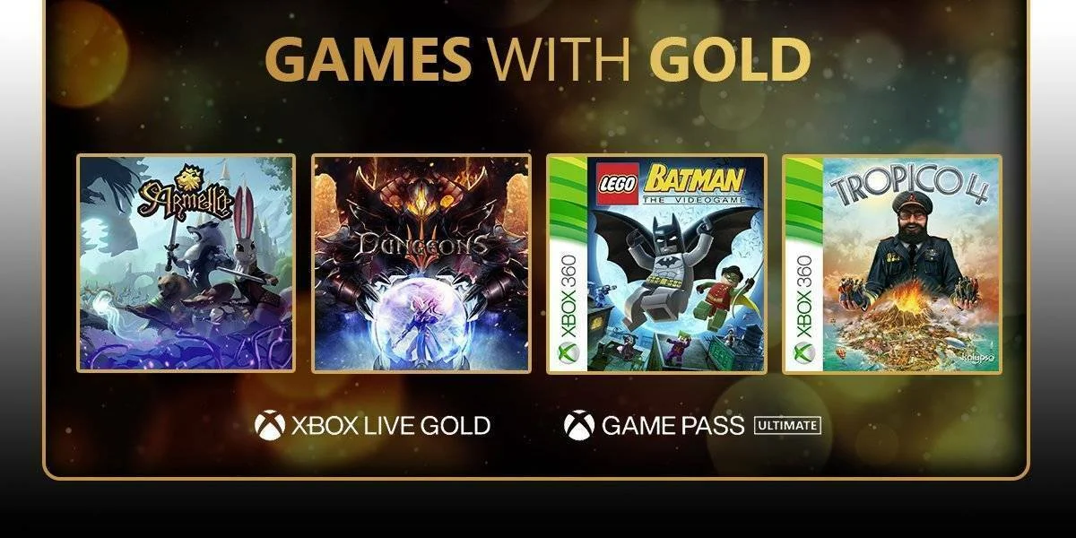 Oznámeny květnové hry pro Xbox Live Gold