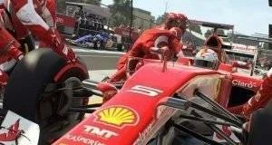 Gameplay videa ze závodní hry F1 2015
