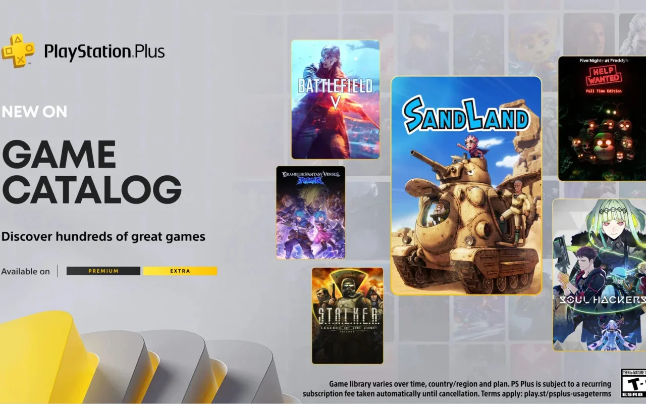 Sony oznámila nové hry do předplatného PlayStation Plus Extra a Premium – Battlefield V, SAND LAND nebo S.T.A.L.K.E.R.