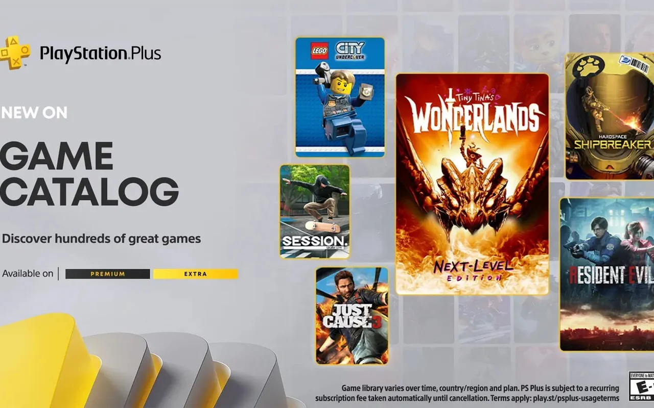 Sony oznámila nové hry do předplatného PlayStation Plus Extra a Premium – Resident Evil 2, Tiny Tina’s Wonderlands nebo Just Cause 3