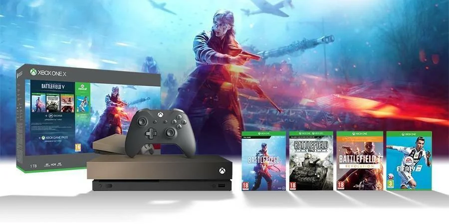 Microsoft představil Xbox One bundly s hrou Battlefield V