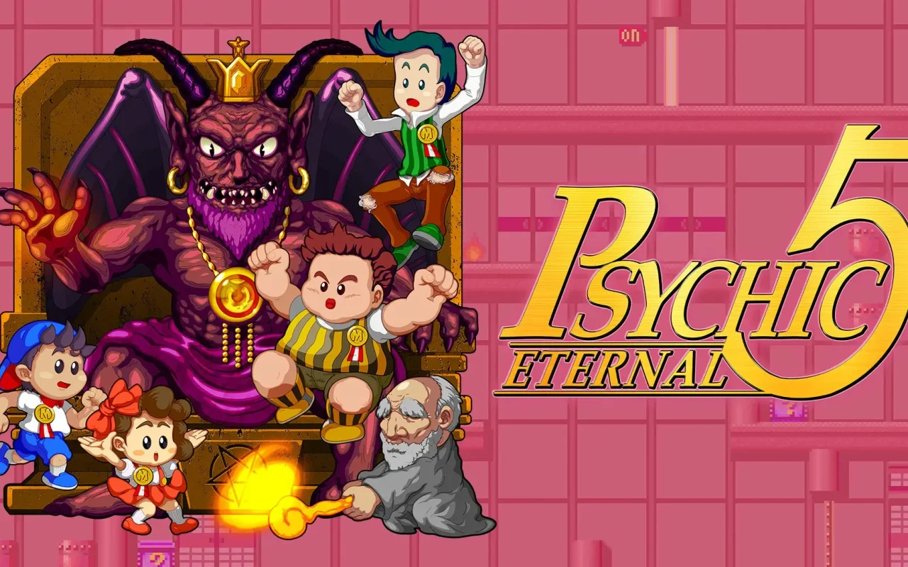 Oznámena plošinovka Psychic 5 Eternal, jde o remake stařičké arkádové hry