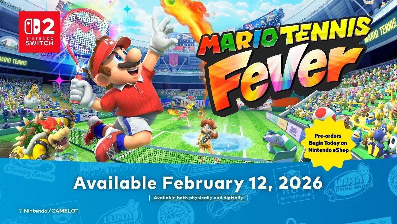 Oznámena tenisová hra Mario Tennis Fever, vyjde příští rok v únoru