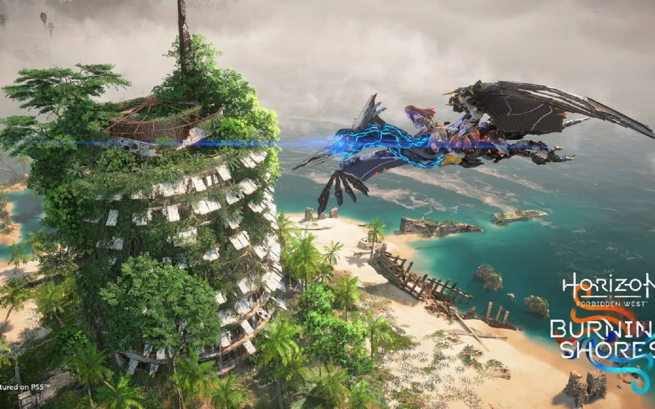 Létání v Horizon Forbidden West mohlo být odstraněno kvůli malému výkonu PS4