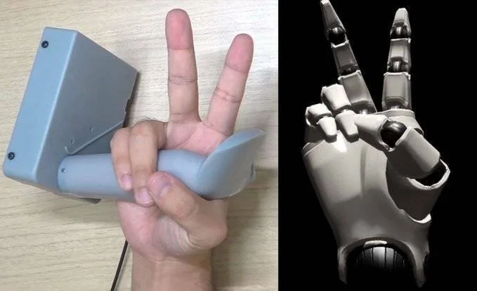 Ukázka prototypu nového ovladače pro PlayStation VR, sleduje pohyb prstů