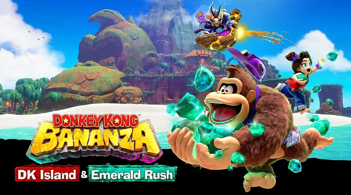 Plošinovka Donkey Kong Bananza dostane dnes placené rozšíření DK Island & Emerald Rush