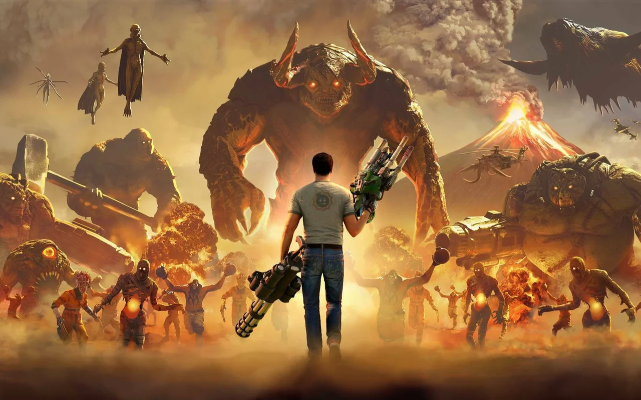 Hra Serious Sam 4  vyšla pro Xbox Series X/S a PlayStation 5, je dostupná v předplatném Xbox Game Pass