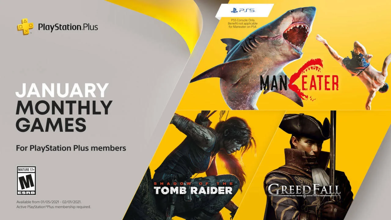 V lednové nabídce PlayStation Plus je Shadow of the Tomb Raider a Greedfall