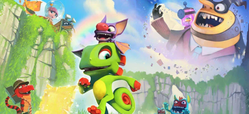 Pěkný E3 trailer na plošinovku Yooka-Laylee