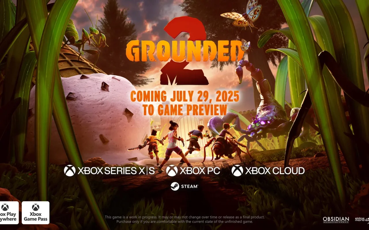 Studio Obsidian Entertainment připravuje hru Grounded 2, příští měsíc vyjde v předběžném přístupu