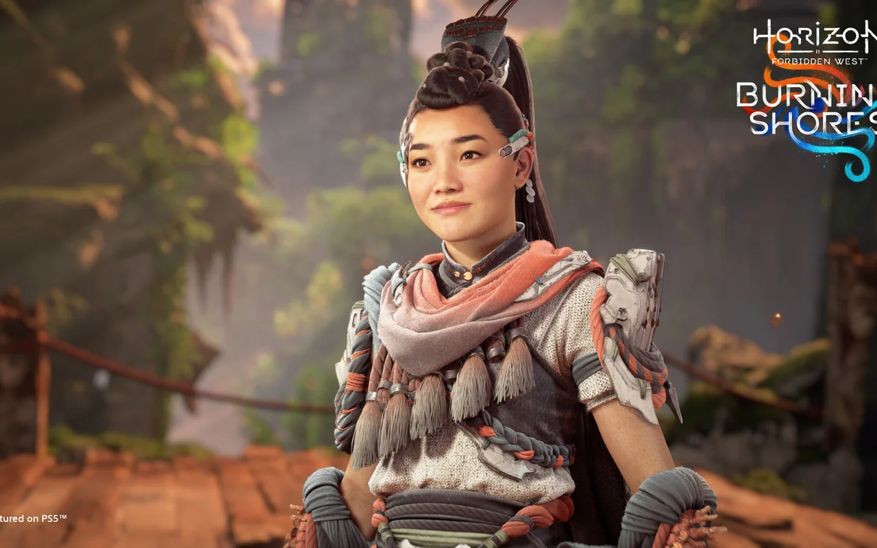Deníček na Horizon Forbidden West: Burning Shores představuje novou ženskou postavu