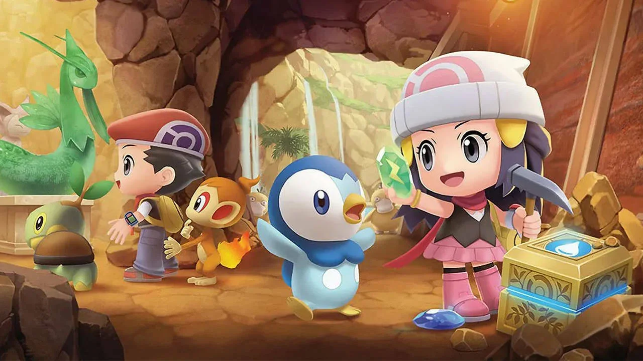 Day 1 update hry Pokémon Brilliant Diamond/Shining Pearl zpřístupní endgame obsah i finální filmeček