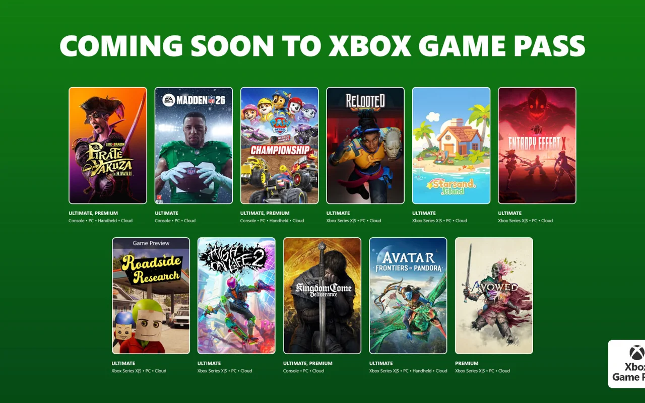 Oznámeny nové hry pro Game Pass - Kingdom Come: Deliverance i Like a Dragon: Pirate Yakuza in Hawaii