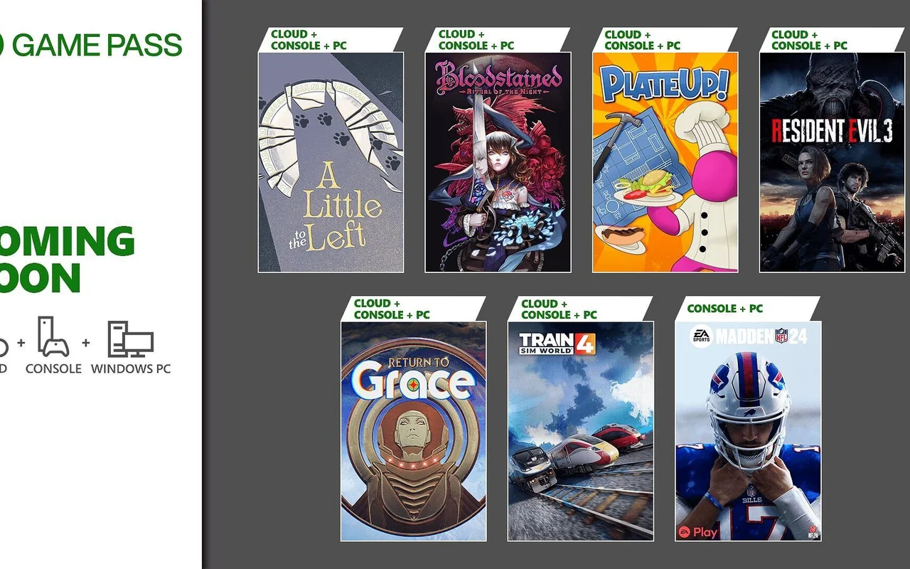 Oznámeny nové hry pro Xbox Game Pass, mezi nimi je Resident Evil 3 a Train Sim World 4