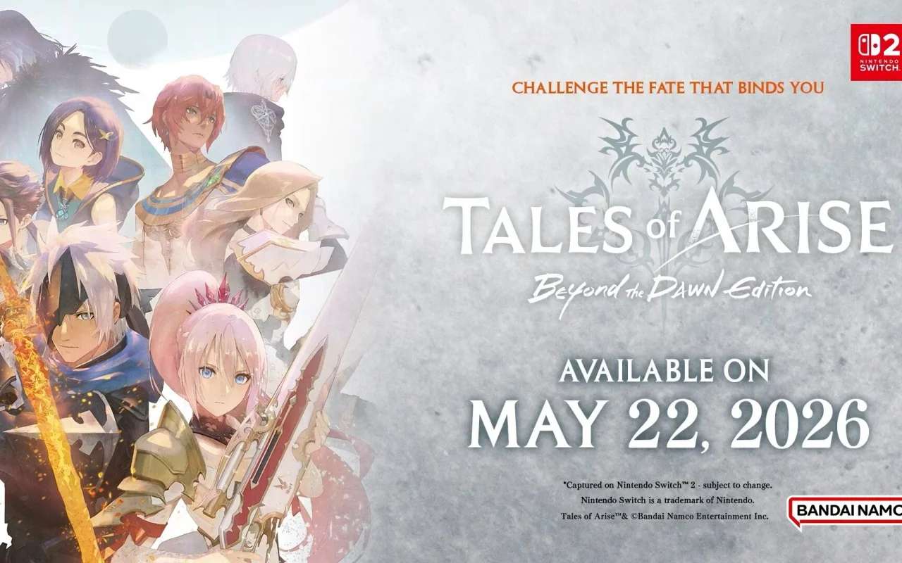 V květnu vyjde pro Nintendo Switch 2 hra Tales of Arise: Beyond the Dawn Edition