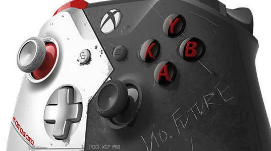 Microsoft oznámil příslušenství pro Xbox One s motivem hry Cyberpunk 2077