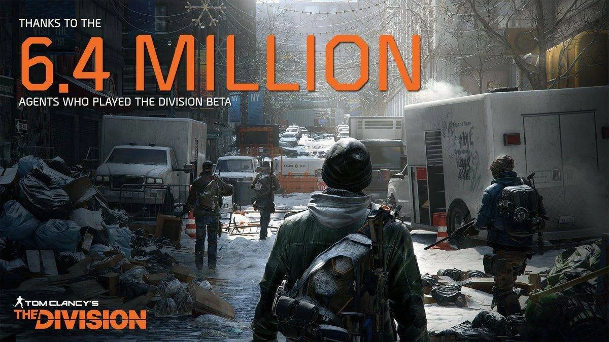 Betu na Tom Clancy's The Division hrálo 6.4 milionů hráčů