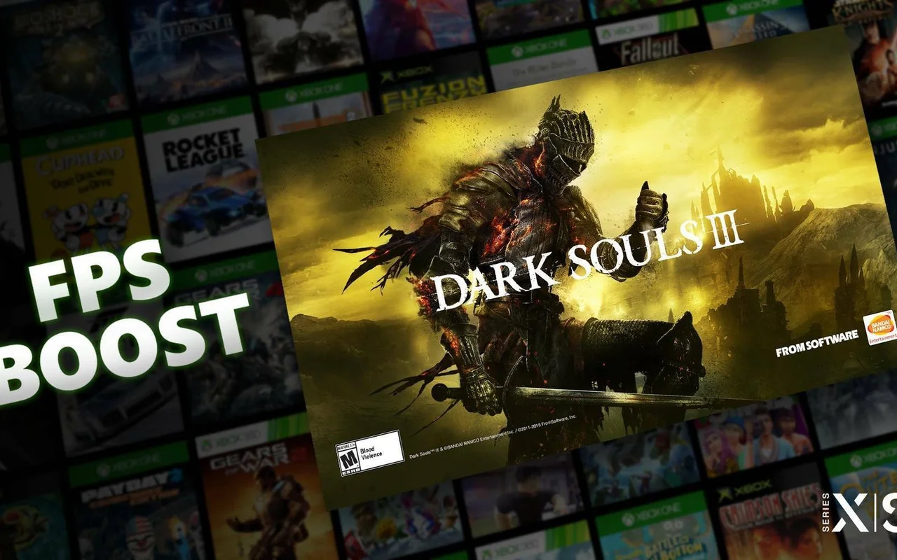 Hra Dark Souls 3 dostal FPS Boost a běží na konzolích Xbox Series X/S v 60fps
