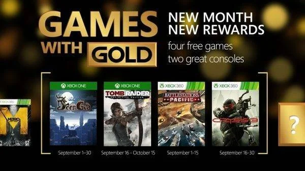 Microsoft oznámil zářijové hry pro Zlaté členy na konzolích Xbox
