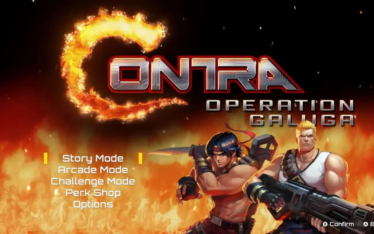 Oznámena hra Contra: Operation Galuga pro Nintendo Switch