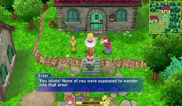 10 minut z remaku hry Secret of Mana