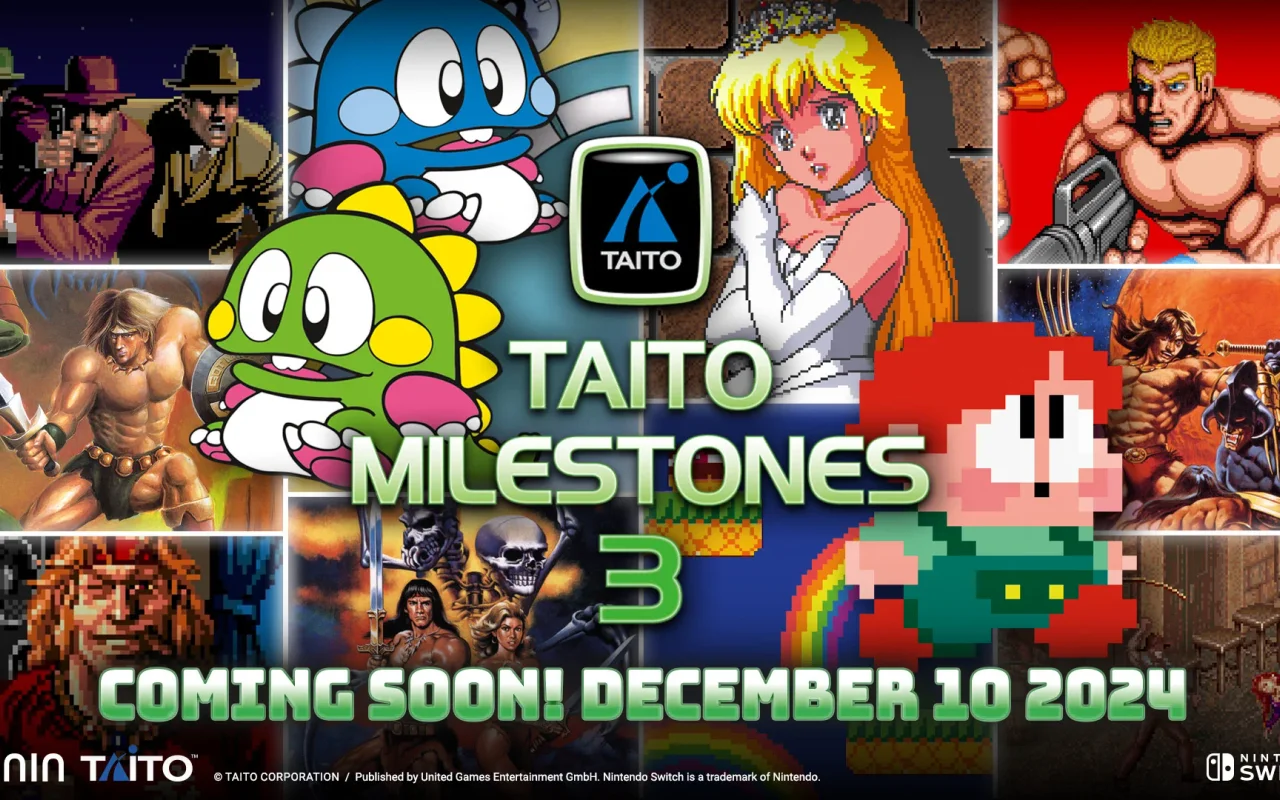 Kolekce TAITO Milestones 3 vyjde v Evropě začátkem prosince