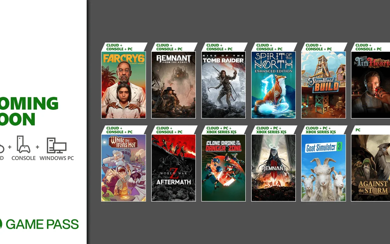 Oznámeny nové hry pro Xbox Game Pass - Remnant II, SteamWorld Build nebo World War Z: Aftermath