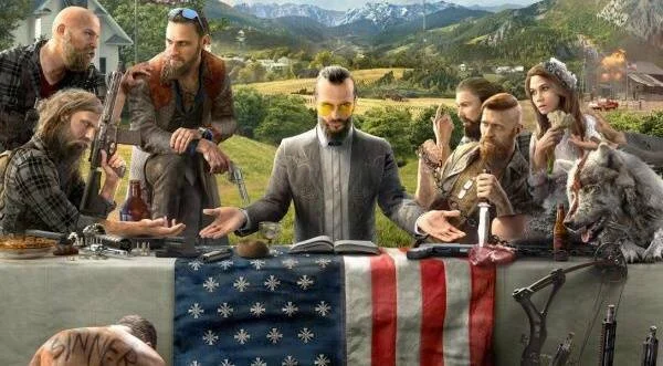 Box art na akci Far Cry 5