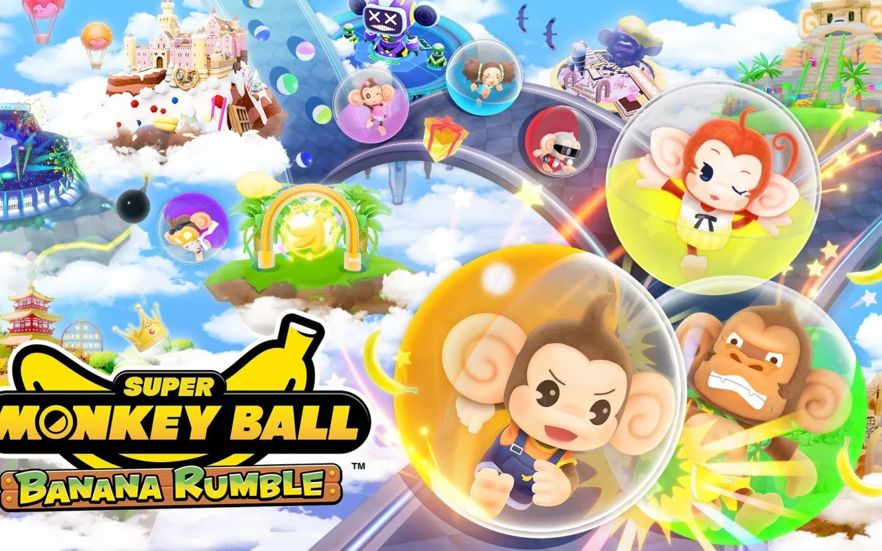Oznámena hra Super Monkey Ball: Banana Rumble pro Nintendo Switch
