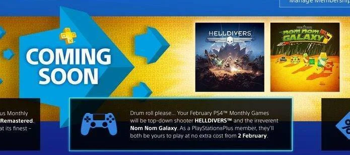 Helldivers a Nom Nom Galaxy v únorové nabídce PlayStation Plus UPDATE: Celý seznam