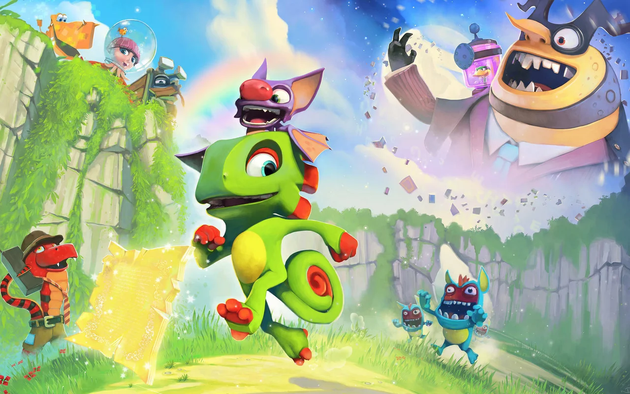 Nové obrázky z plošinovky Yooka-Laylee