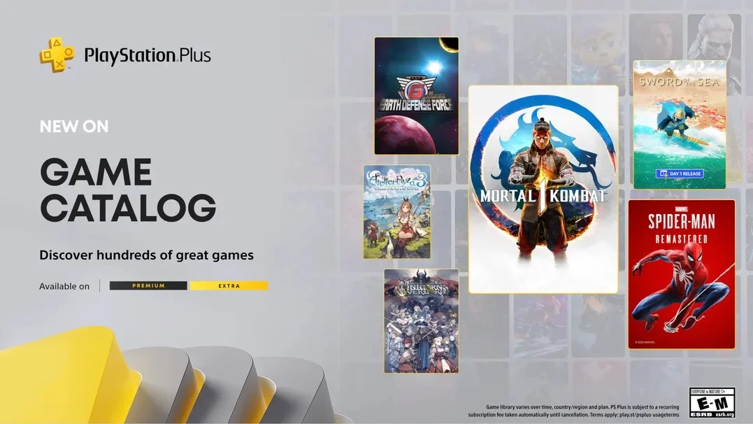 Oznámeny nové hry do předplatného PlayStation Plus Extra a Premium – Mortal Kombat 1 nebo Marvel’s Spider-Man