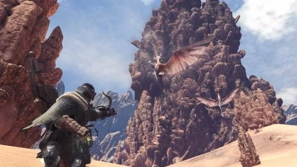 Hromada gameplay záběrů z Monster Hunter: World