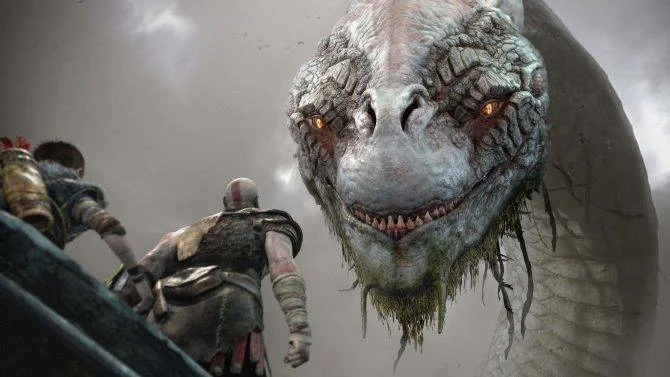 Ohnivý troll v traileru na God of War