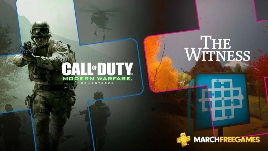 Call of Duty: Modern Warfare Remastered a The Witness v březnové nabídce PlayStation Plus