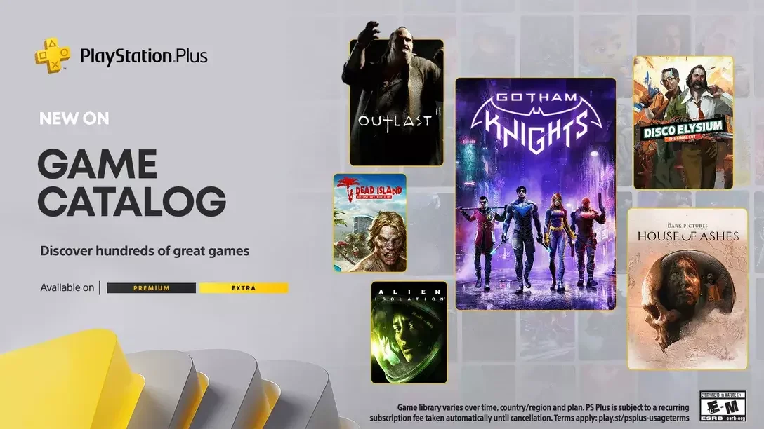 Sony oznámila nové hry do předplatného PlayStation Plus Extra a Premium – Alien: Isolation nebo Gotham Knights